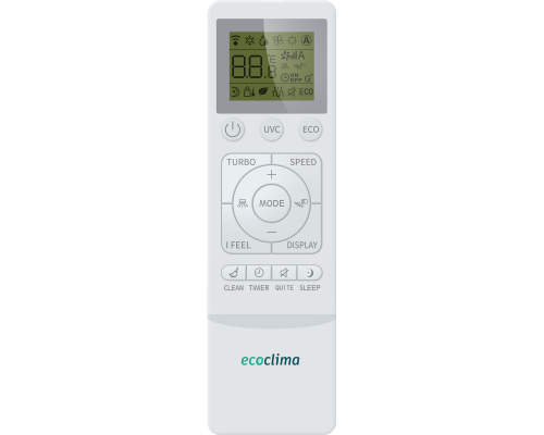 Настенная сплит-система Ecoclima ECW/I-09QCG + EC/I-09QC, серебристый